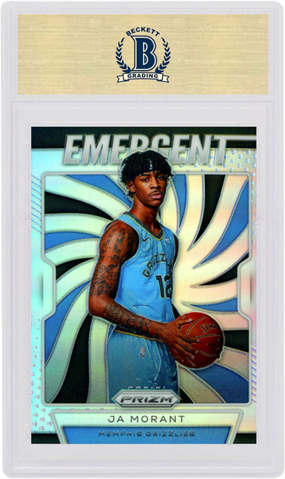 Ja Morant 2019 Panini Prizm Emergent Rookie Silver #17 (PSA or BGS Graded)