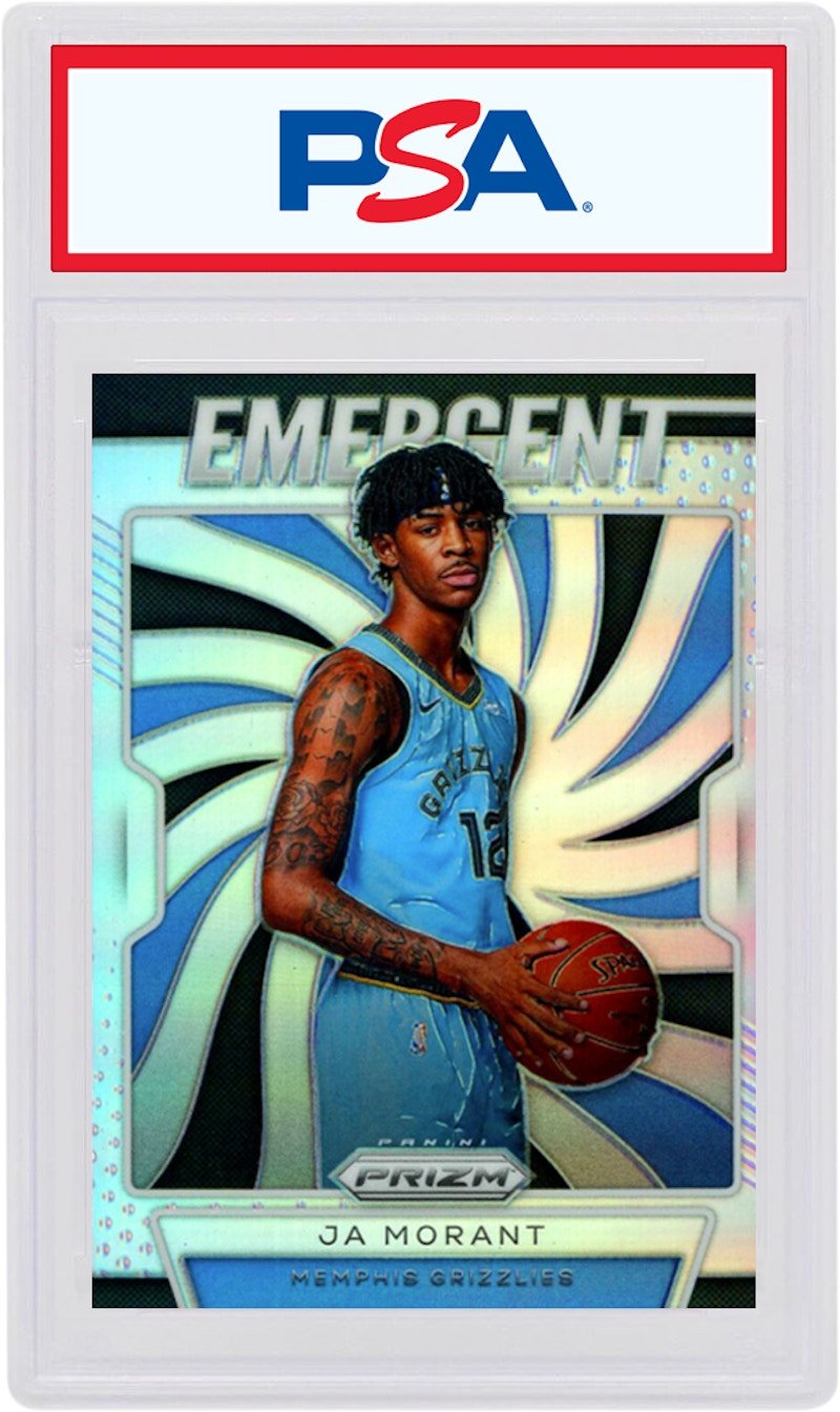 Ja Morant 2019 Panini Prizm Emergent Rookie Silver #17 (PSA or BGS Graded)
