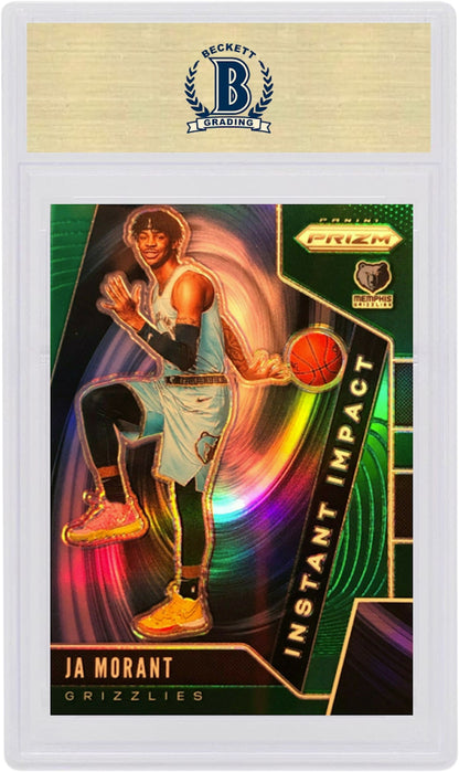 Ja Morant 2019 Panini Prizm Instant Impact Rookie Green #12 (PSA or BGS Graded)