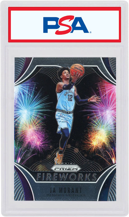Ja Morant 2019 Panini Prizm Rookie Fireworks #28 (PSA or BGS Graded)