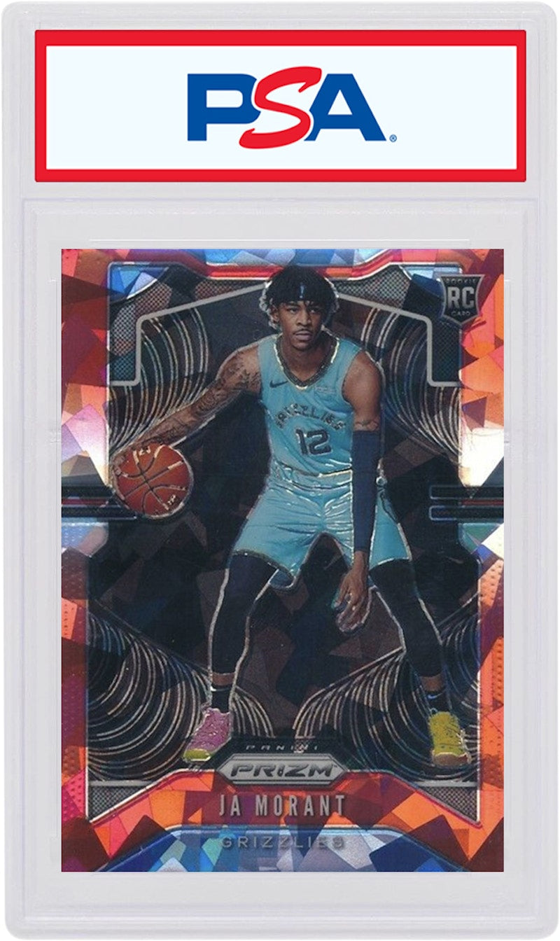 Ja Morant 2019 Panini Prizm Rookie Red Ice #249 (PSA or BGS Graded)