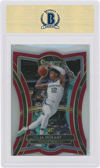 Ja Morant 2019 Panini Select Rookie Maroon Die Cut /175 #120 (PSA or BGS Graded)