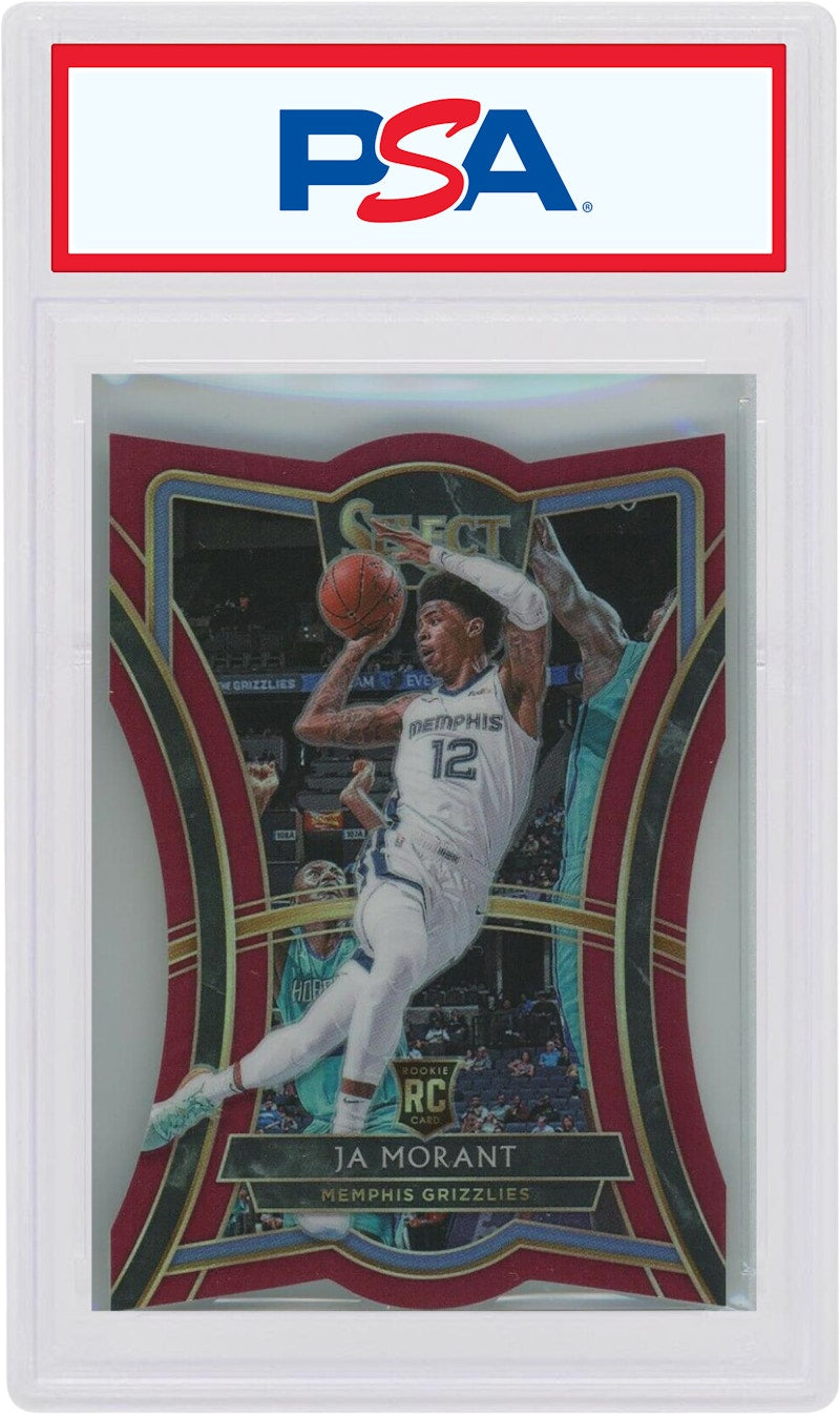 Ja Morant 2019 Panini Select Rookie Maroon Die Cut /175 #120 (PSA or BGS Graded)