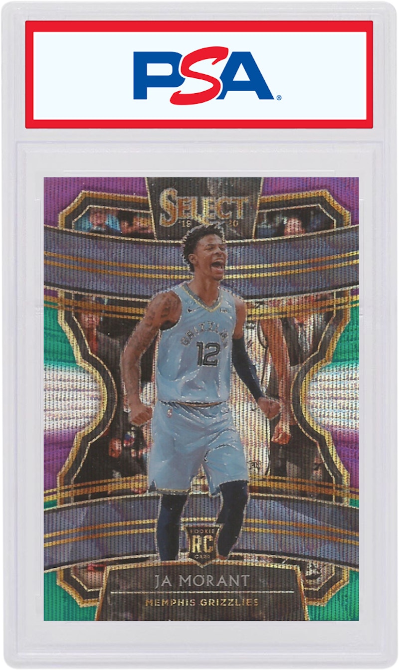 Ja Morant 2019 Panini Select Rookie Tri-Color #72 (PSA or BGS Graded)