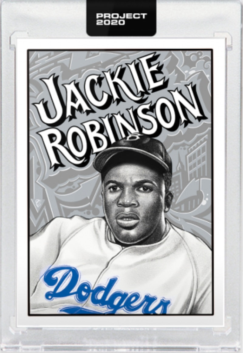 Jackie Robinson 1952 Topps Project 2020 Mister Cartoon Artist Proof /20 #79