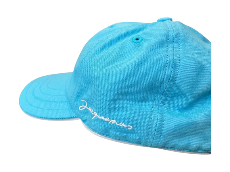 Jacquemus La Casquette Bricolo Cap Turquoise
