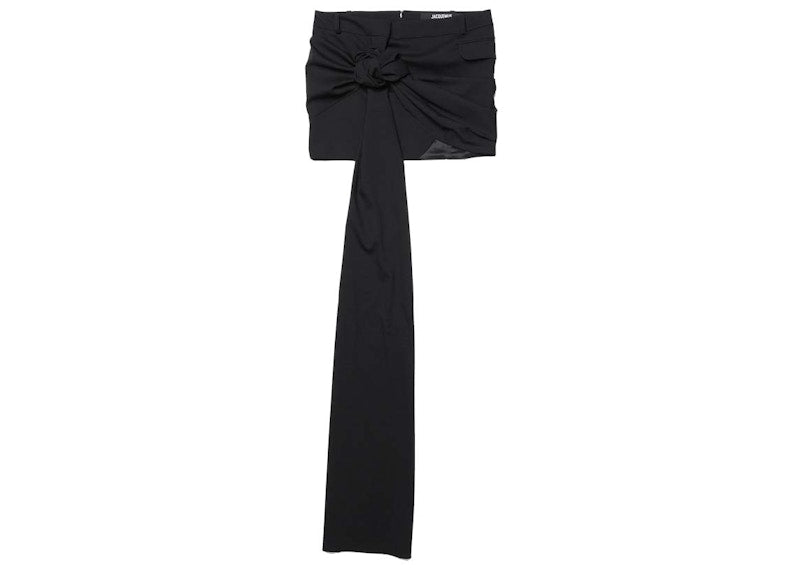 Jacquemus La Jupe Baccala Skirt Black