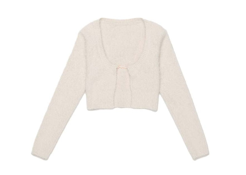 Jacquemus La Maille Neve Manches Longues Top Off-White