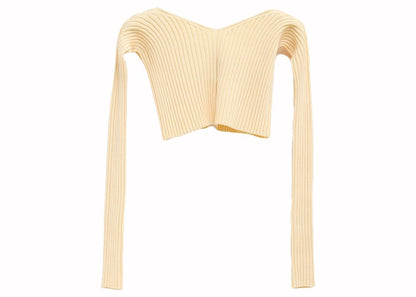 Jacquemus La Maille Pralu Cardigan Light Yellow