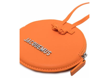 Jacquemus La Montagne Le Pitchou Round Coin Purse Orange