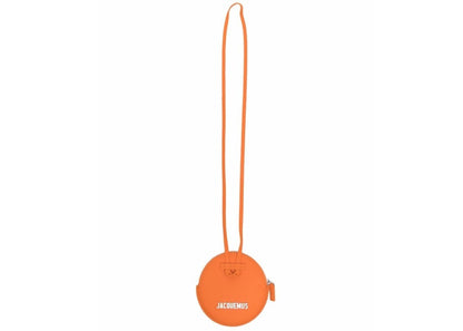 Jacquemus La Montagne Le Pitchou Round Coin Purse Orange