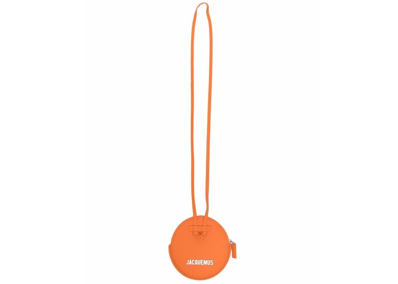 Jacquemus La Montagne Le Pitchou Round Coin Purse Orange