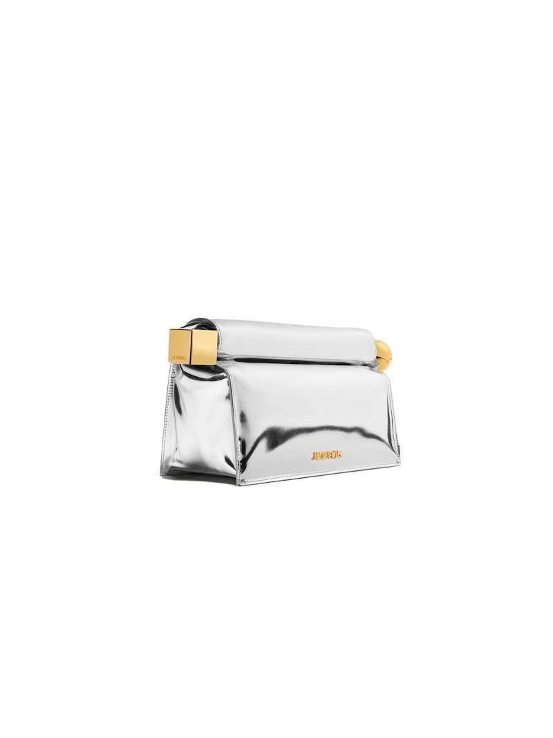 Jacquemus La Pochette Rond Carré Silver
