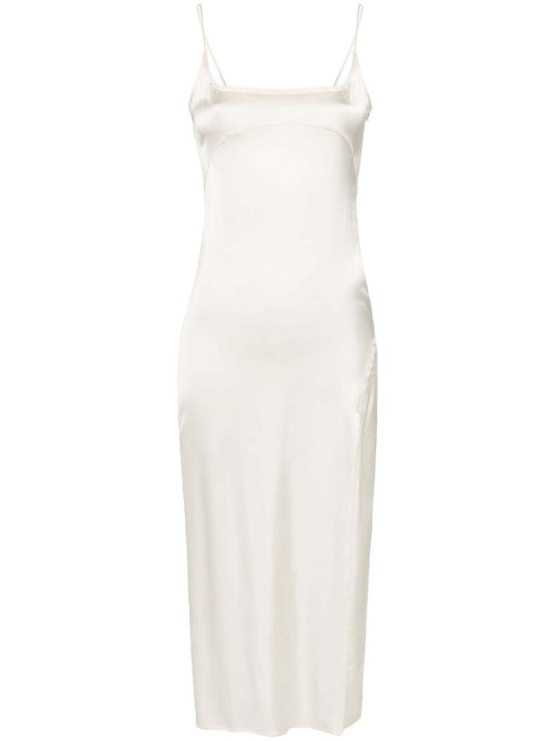 Jacquemus La Robe Slip Dress Off White