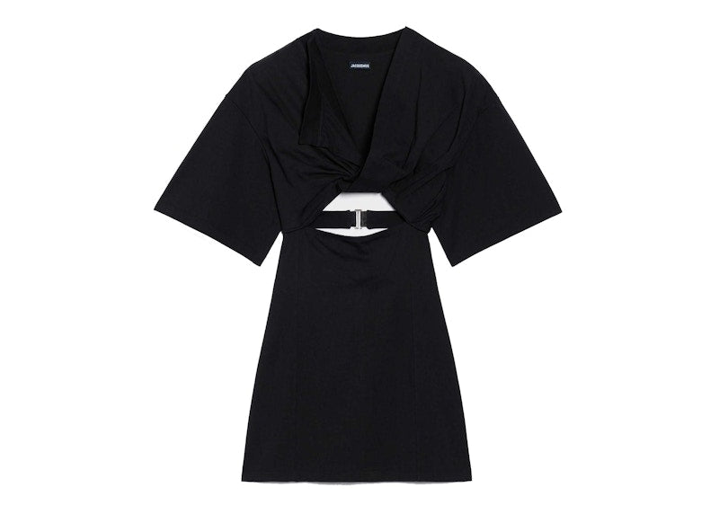 Jacquemus La Robe T-Shirt Bahia Dress Black
