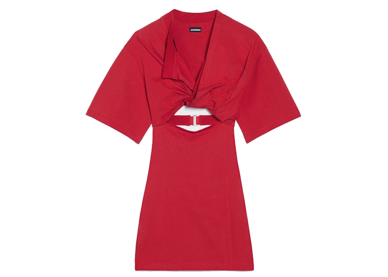 Jacquemus La Robe T-Shirt Bahia Dress Red