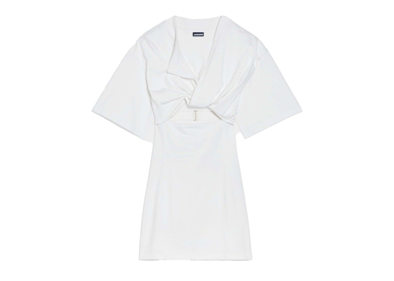 Jacquemus La Robe T-Shirt Bahia Dress White