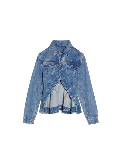 Jacquemus La Veste De Nimes Caraco Jacket Light Blue/Tabac