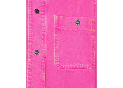 Jacquemus La Veste De Nimes Yelo Denim Workwear Jacket Pink