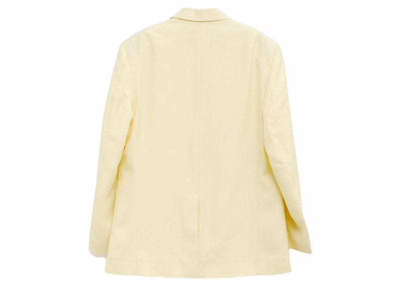 Jacquemus La Veste d'Homme Jacket 205 Pale Yellow