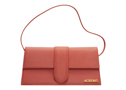Jacquemus Le Bambino Long Flap Bag Dark Red