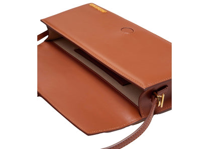 Jacquemus Le Bambino Long Flap Bag Light Brown