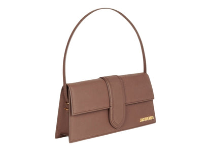 Jacquemus Le Bambino Long Flap Shoulder Bag Brown
