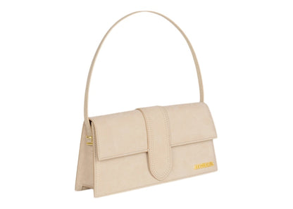 Jacquemus Le Bambino Long Flap Shoulder Bag Dark Beige