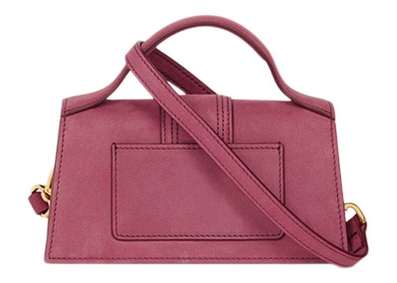 Jacquemus Le Bambino Mini Flap Bag Burgundy