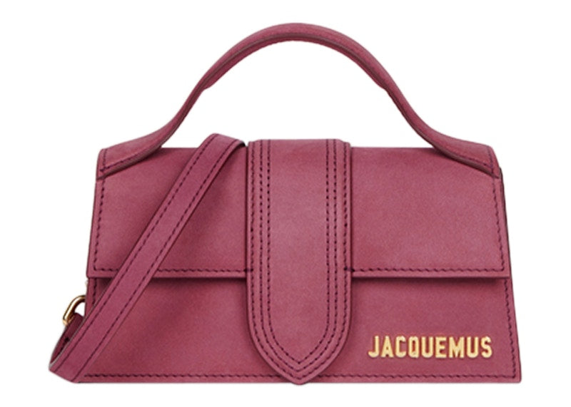 Jacquemus Le Bambino Mini Flap Bag Burgundy