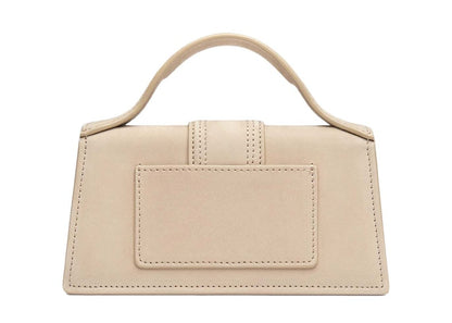 Jacquemus Le Bambino Mini Flap Bag Dark Beige
