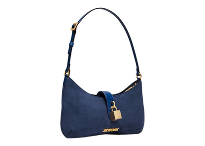 Jacquemus Le Bisou Cadenas Padlock Shoulder Bag Dark Navy