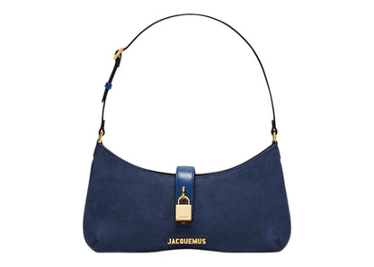 Jacquemus Le Bisou Cadenas Padlock Shoulder Bag Dark Navy