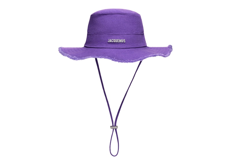 Jacquemus Le Bob Artichaut Frayed Expedition Hat Purple