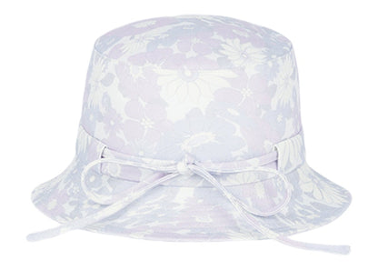 Jacquemus Le Bob Gadjo Bow Knotted Bucket Hat Print Faded Flowers