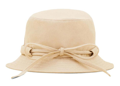 Jacquemus Le Bob Gadjo Canvas Bucket Hat Beige