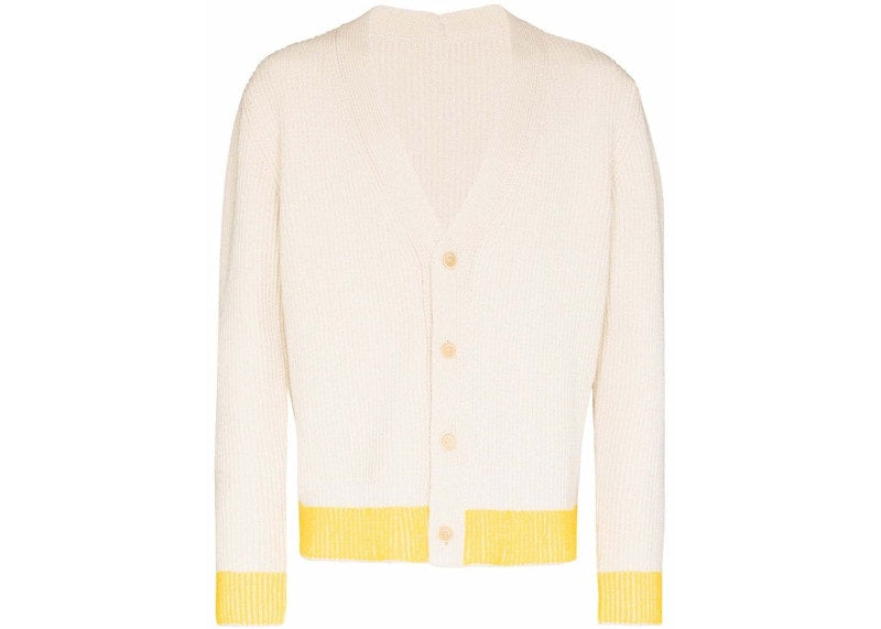 Jacquemus Le Cardigan Limone Two-tone Cardigan Beige
