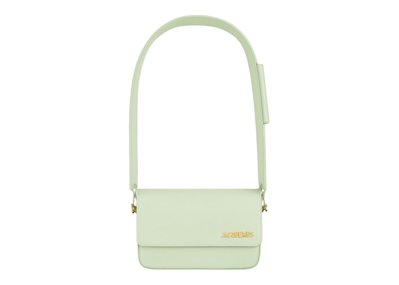 Jacquemus Le Carinu Flap Shoulder Bag Light Green