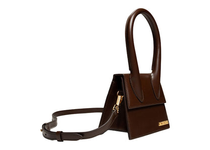 Jacquemus Le Chiquito Moyen Signature Handbag Dark Brown