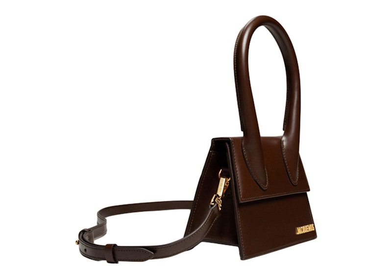 Jacquemus Le Chiquito Moyen Signature Handbag Dark Brown