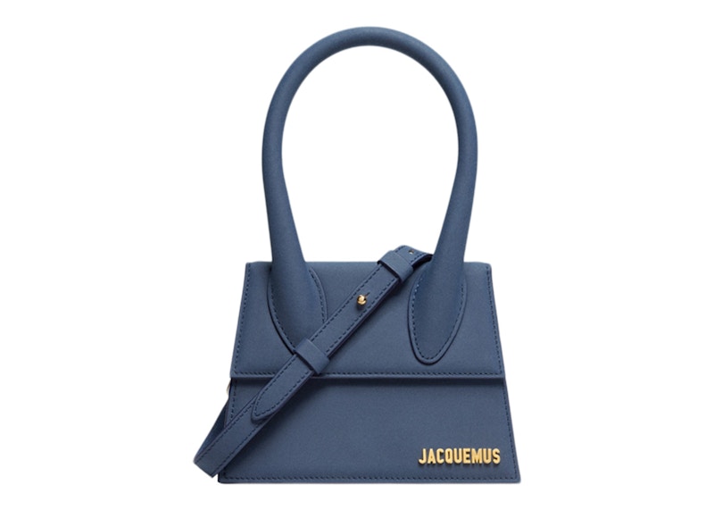 Jacquemus Le Chiquito Moyen Signature Handbag Dark Navy