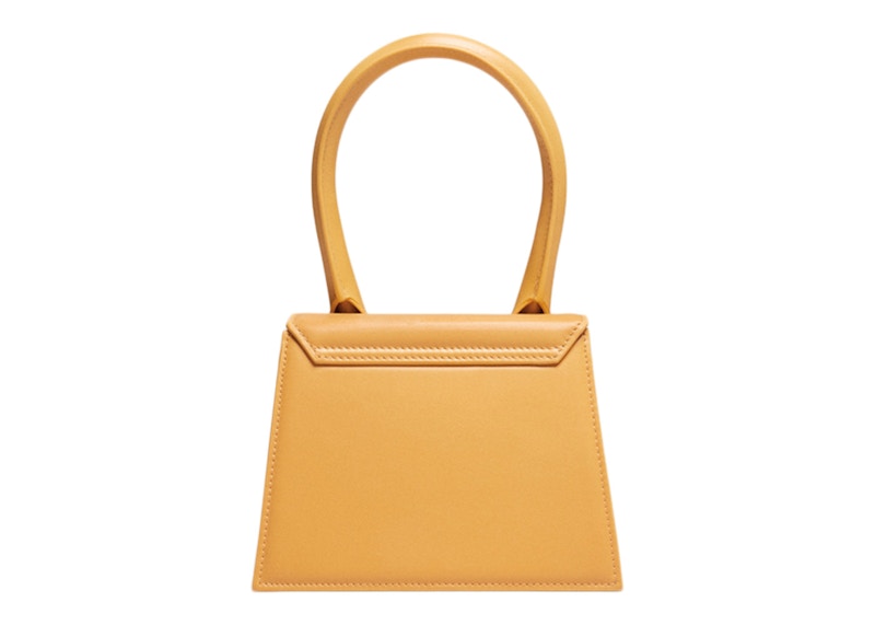 Jacquemus Le Chiquito Moyen Signature Handbag Dark Yellow