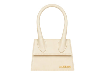 Jacquemus Le Chiquito Moyen Signature Handbag Ivory