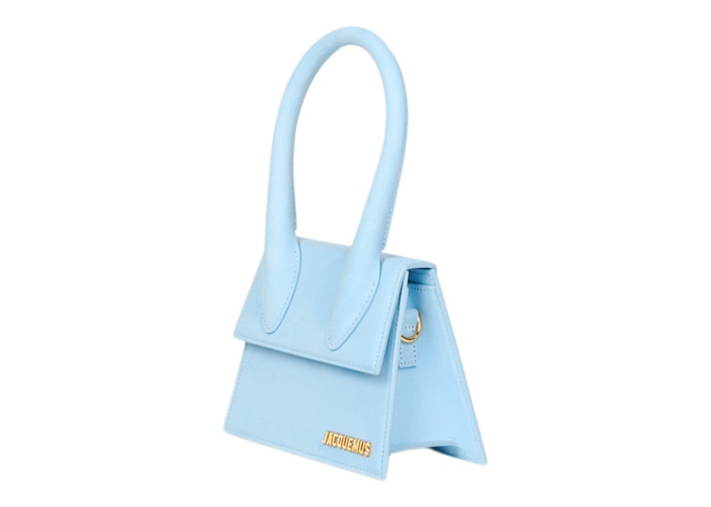 Jacquemus Le Chiquito Moyen Signature Handbag Light Blue