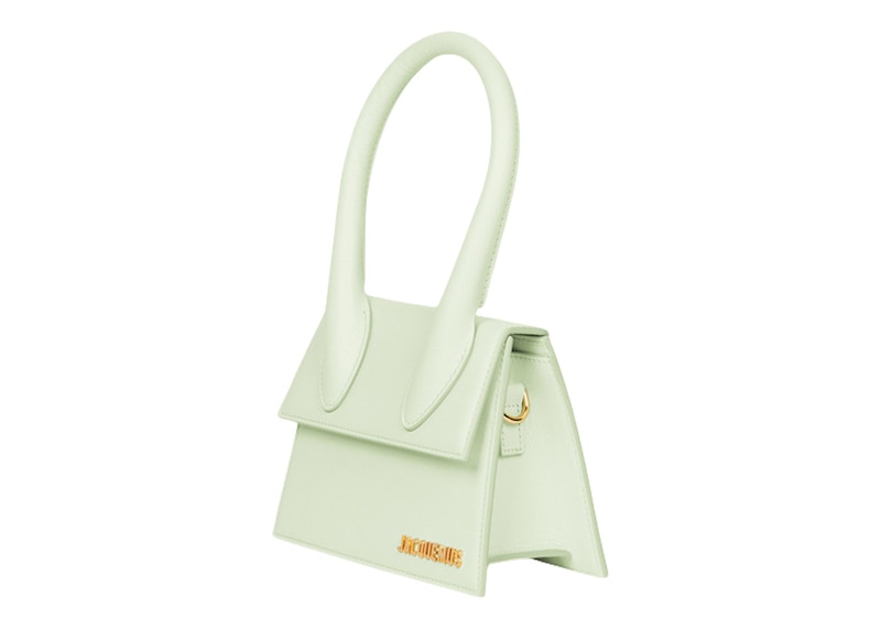 Jacquemus Le Chiquito Moyen Signature Handbag Light Green