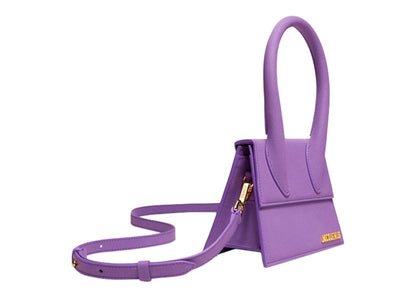Jacquemus Le Chiquito Moyen Signature Handbag Purple