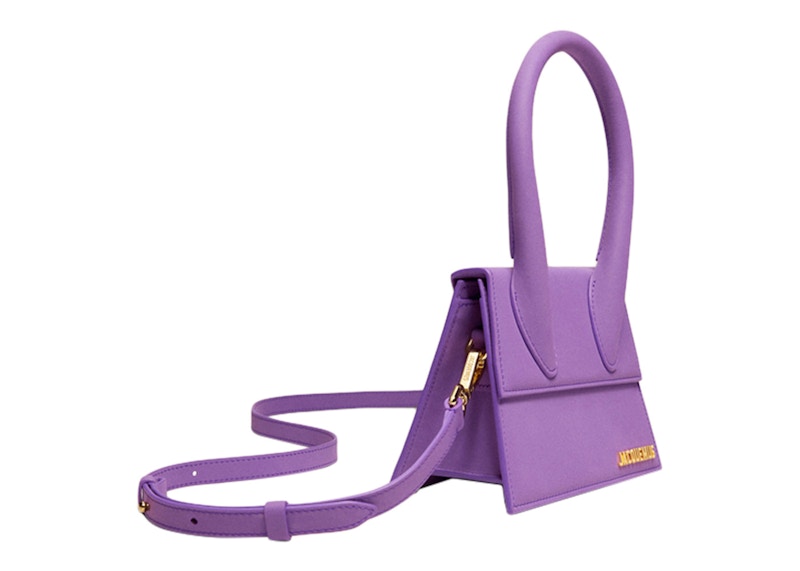 Jacquemus Le Chiquito Moyen Signature Handbag Purple