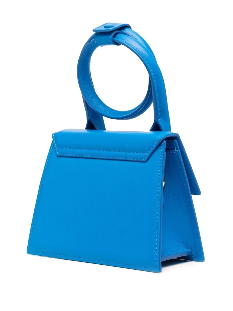 Jacquemus Le Chiquito Noeud Coiled Handbag Blue
