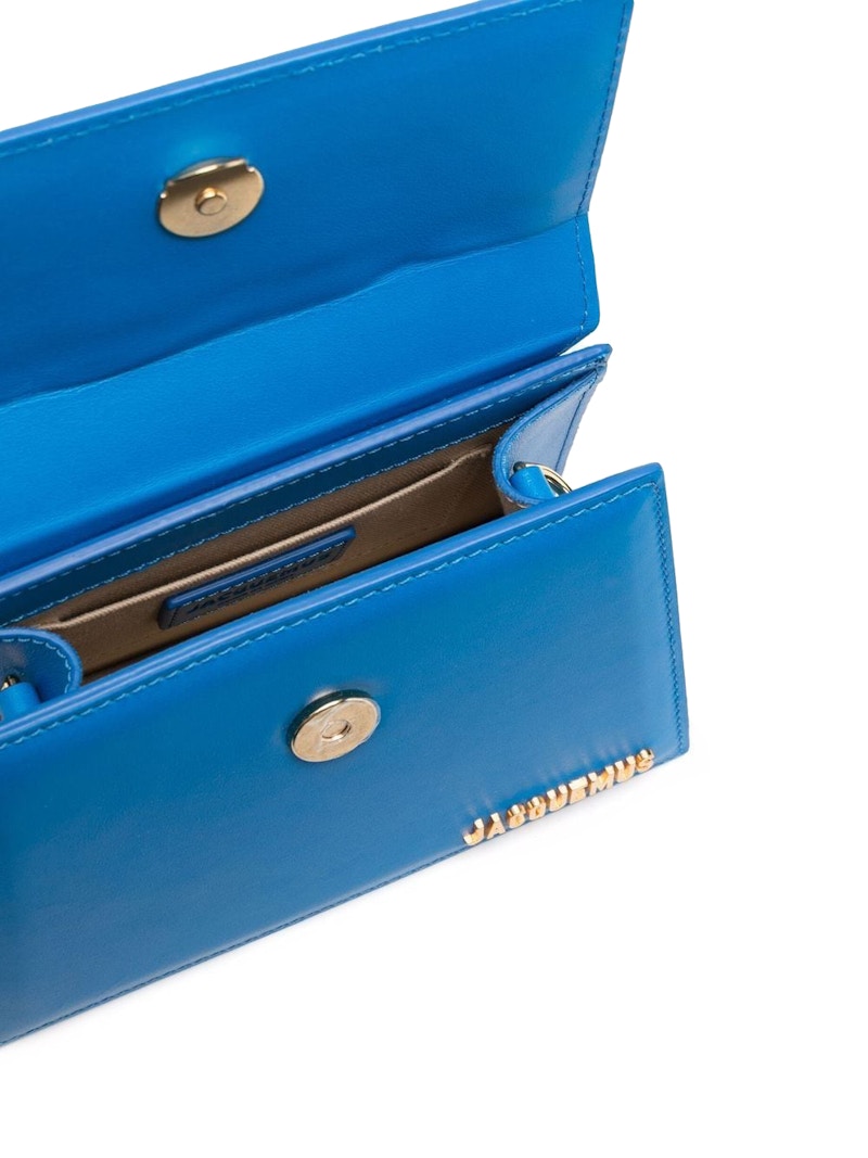 Jacquemus Le Chiquito Noeud Coiled Handbag Blue