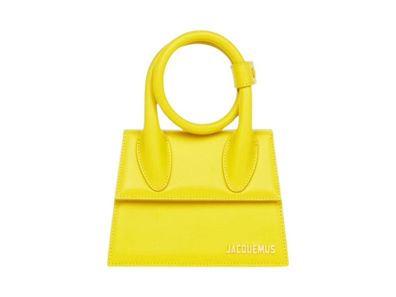 Jacquemus Le Chiquito Noeud Yellow